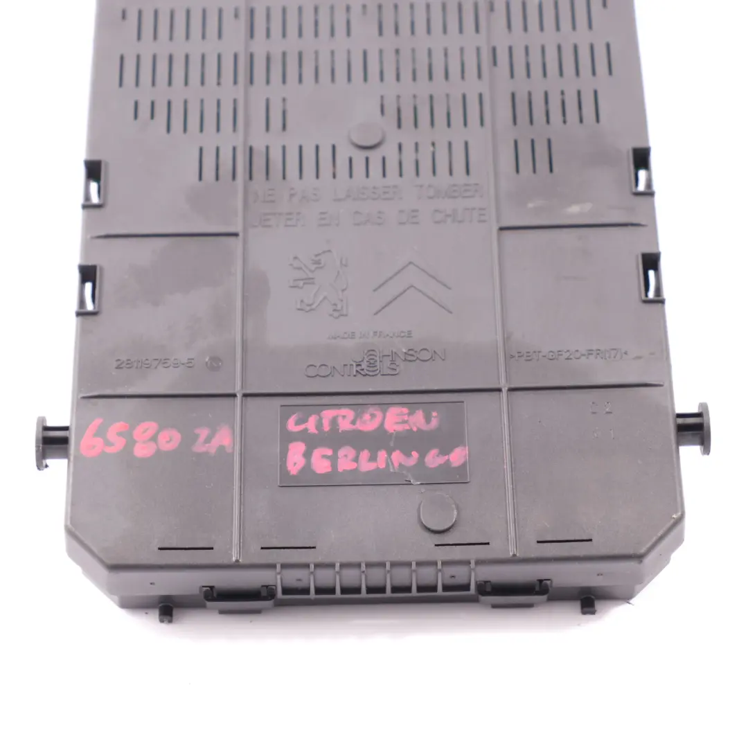  Citroen Berlingo Peugeot Partner Body Control Module BSI Unit - SKU 9.67848E+11 - Part number 967847688001
