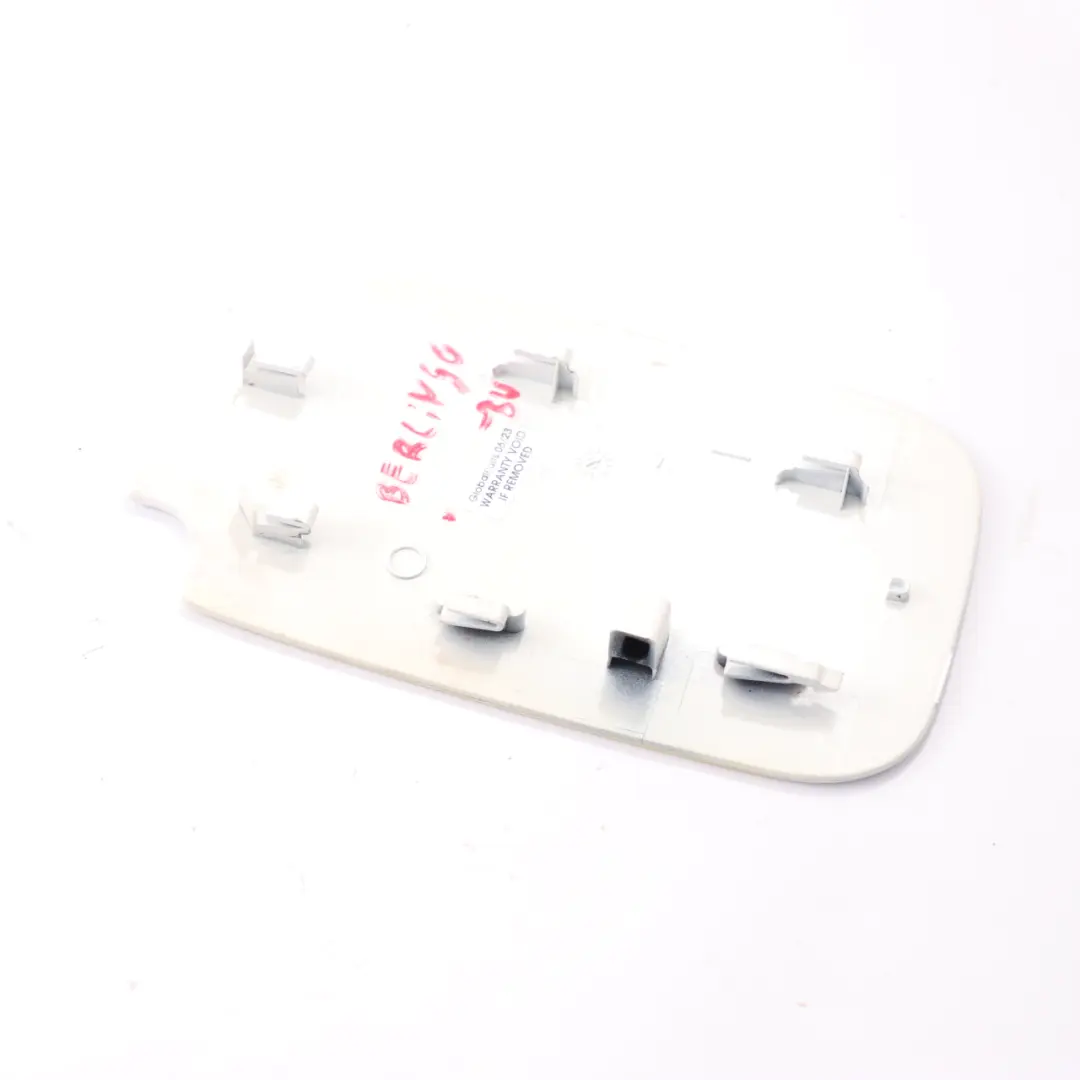 Citroen Berlingo Fuel Filler Fill Flap Tank Cap Cover Banquise White to with Part number 9680449680 Citroen Berlingo Fuel Filler Fill Flap Tank Cap Cover Banquise White - SKU 9680449680-BW - Part number 9680449680