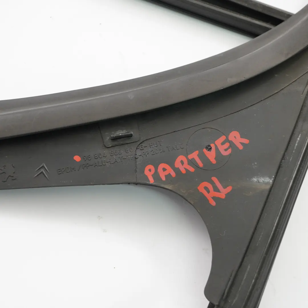 Peugeot Partner Window Seal Front Door Left N/S Frame Gasket Rubber - SKU 9680466680 - Part number 9680466680