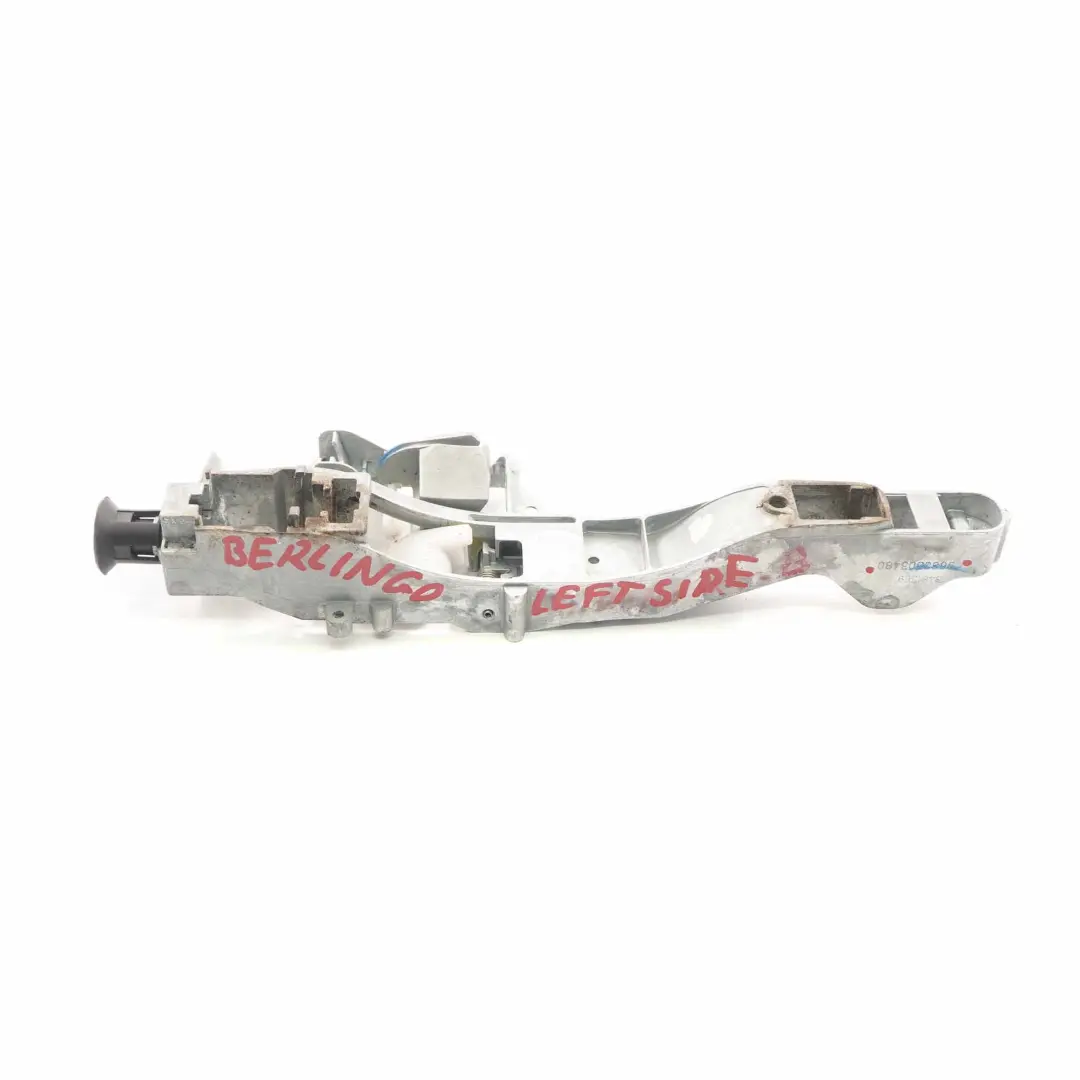 Citroen Berlingo Sliding Door Handle Base Bracket Left N/S Exterior to with Part number 9680503480 Citroen Berlingo Sliding Door Handle Base Bracket Left N/S Exterior - SKU 9680503480 - Part number 9680503480