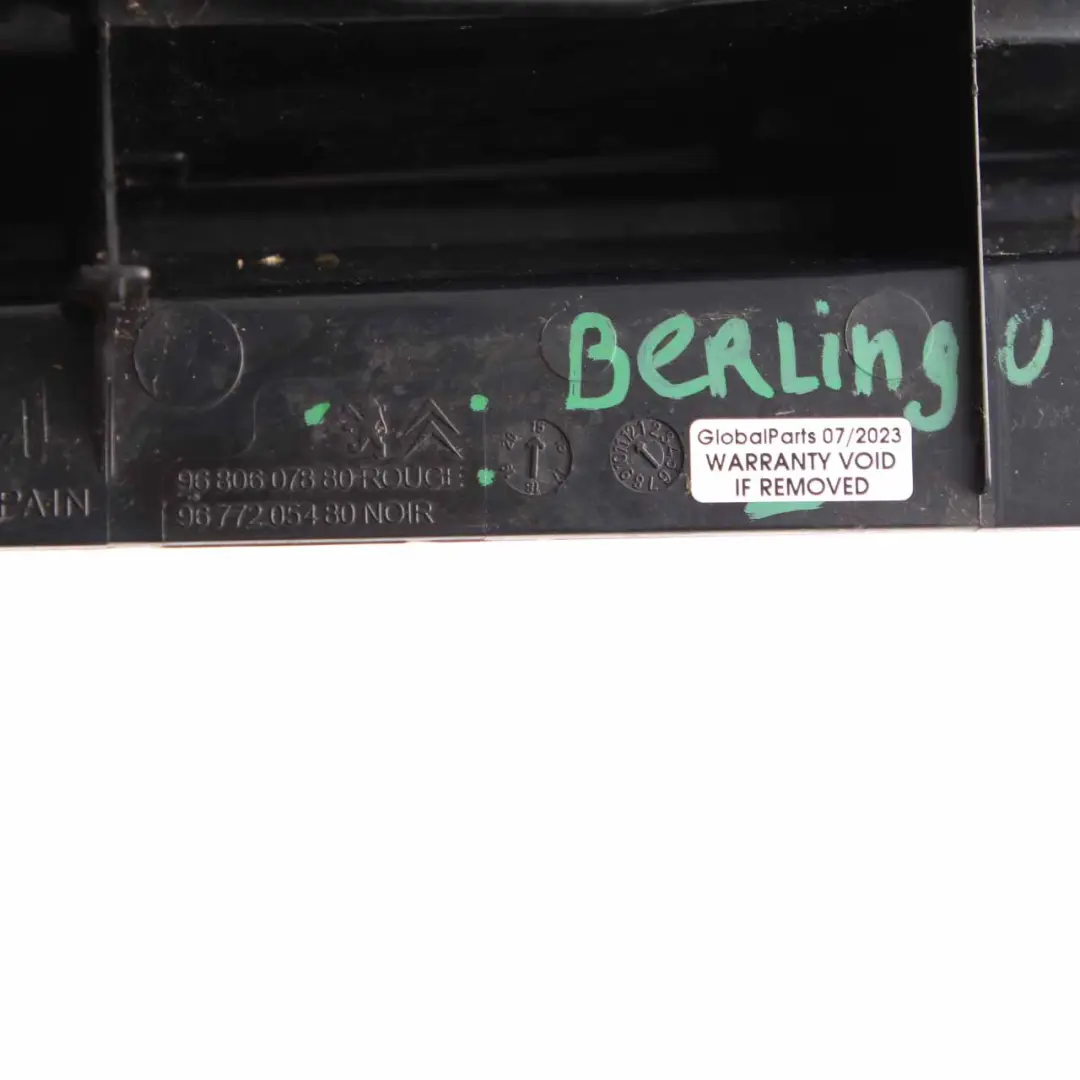 Lamp Peugeot Partner Citroen Berlingo B9 Right O/S Tail Light to Rear with Part number 9680607880 Rear Lamp Peugeot Partner Citroen Berlingo B9 Right O/S Tail Light - SKU 9680607880-1 - Part number 9680607880