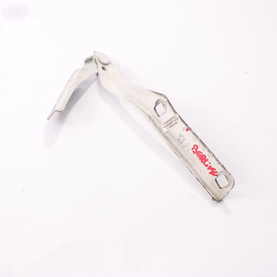 Hood Hinge Citroen Berlingo Peugeot Partner Bonnet Left N/S White to with Part number 9680631480 Hood Hinge Citroen Berlingo Peugeot Partner Bonnet Left N/S White - SKU 9680631480 - Part number 9680631480