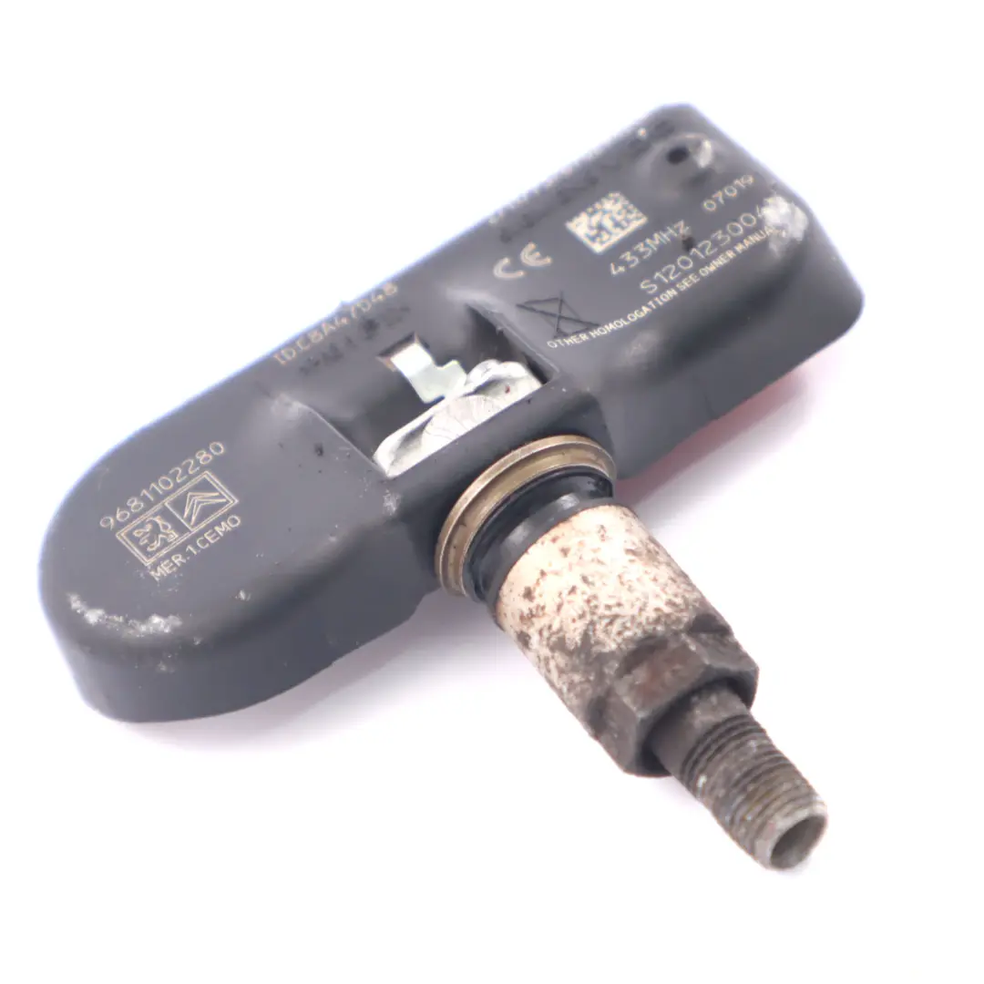 Citroen C5 TPMS Tyre Pressure Wheel Module Sensor to Peugeot 3008 with Part number 9681102280 Peugeot 3008 Citroen C5 TPMS Tyre Pressure Wheel Module Sensor - SKU 9681102280 - Part number 9681102280