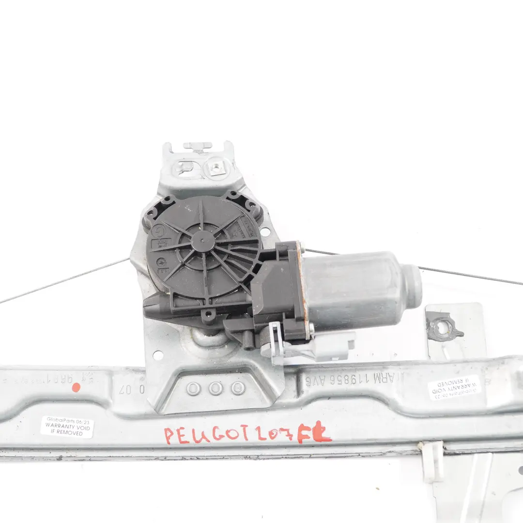 Peugeot 207 Alzacristalli Porta Anteriore Sinistra Motore Regolatore - SKU 9681182380 - Numero di parte 9681182380