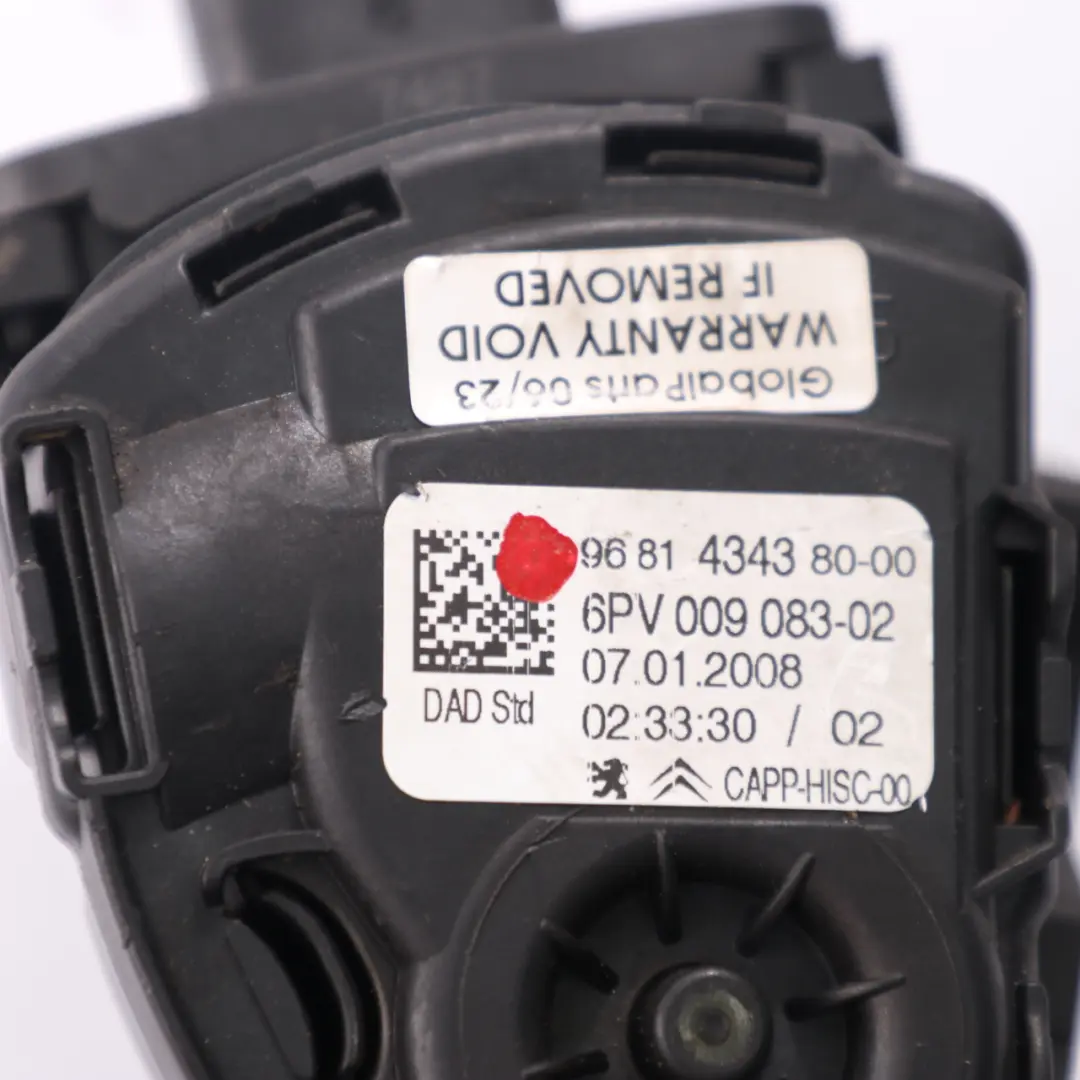 Peugeot 207 Pedale dell'acceleratore Acceleratore Gas Unità 00 - SKU 9681434380 - Numero di parte 968143438000