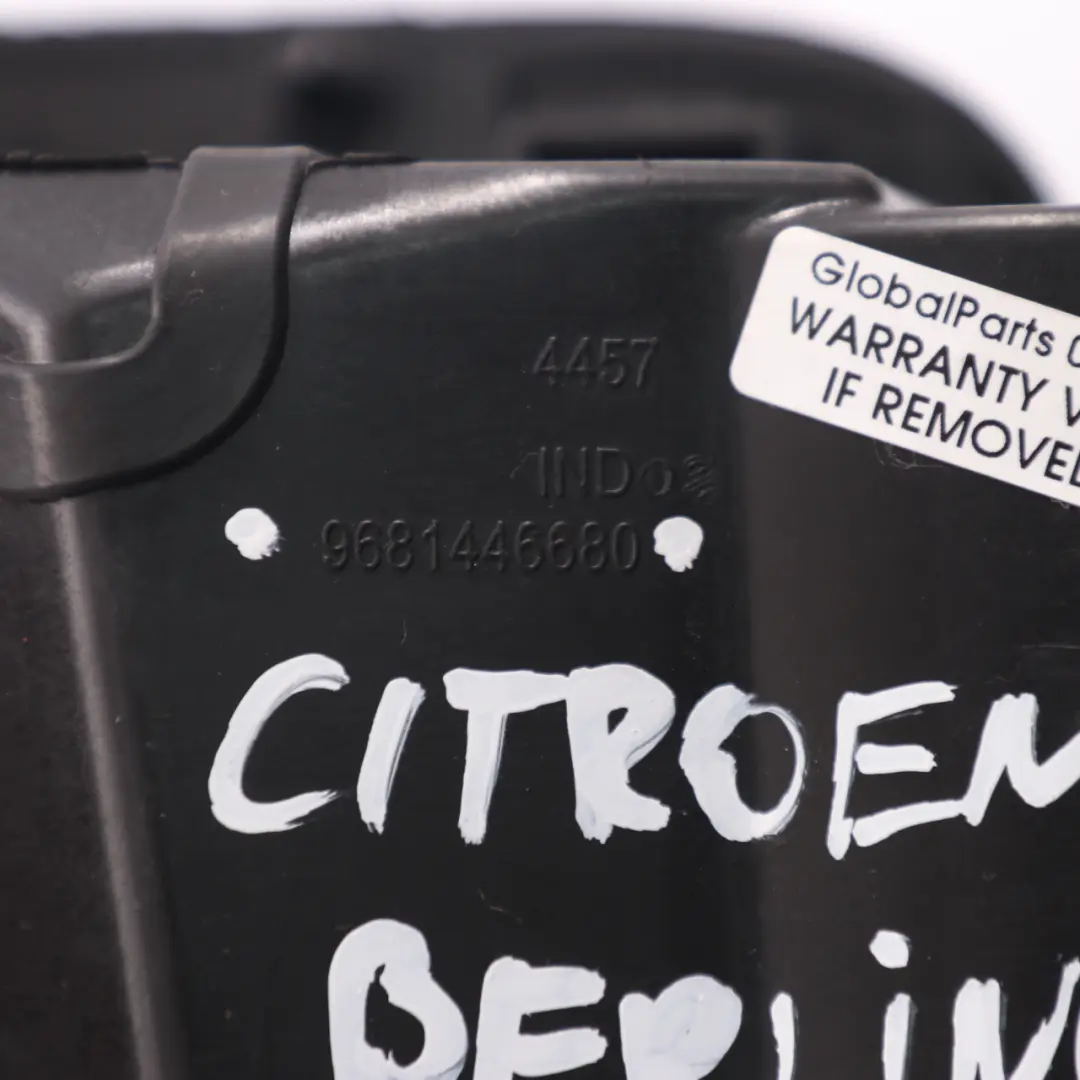 Citroen Berlingo Fuel Filler Flap Cover Pot Carrier Mount Housing to with Part number 9681446680 Citroen Berlingo Fuel Filler Flap Cover Pot Carrier Mount Housing - SKU 9681446680 - Part number 9681446680