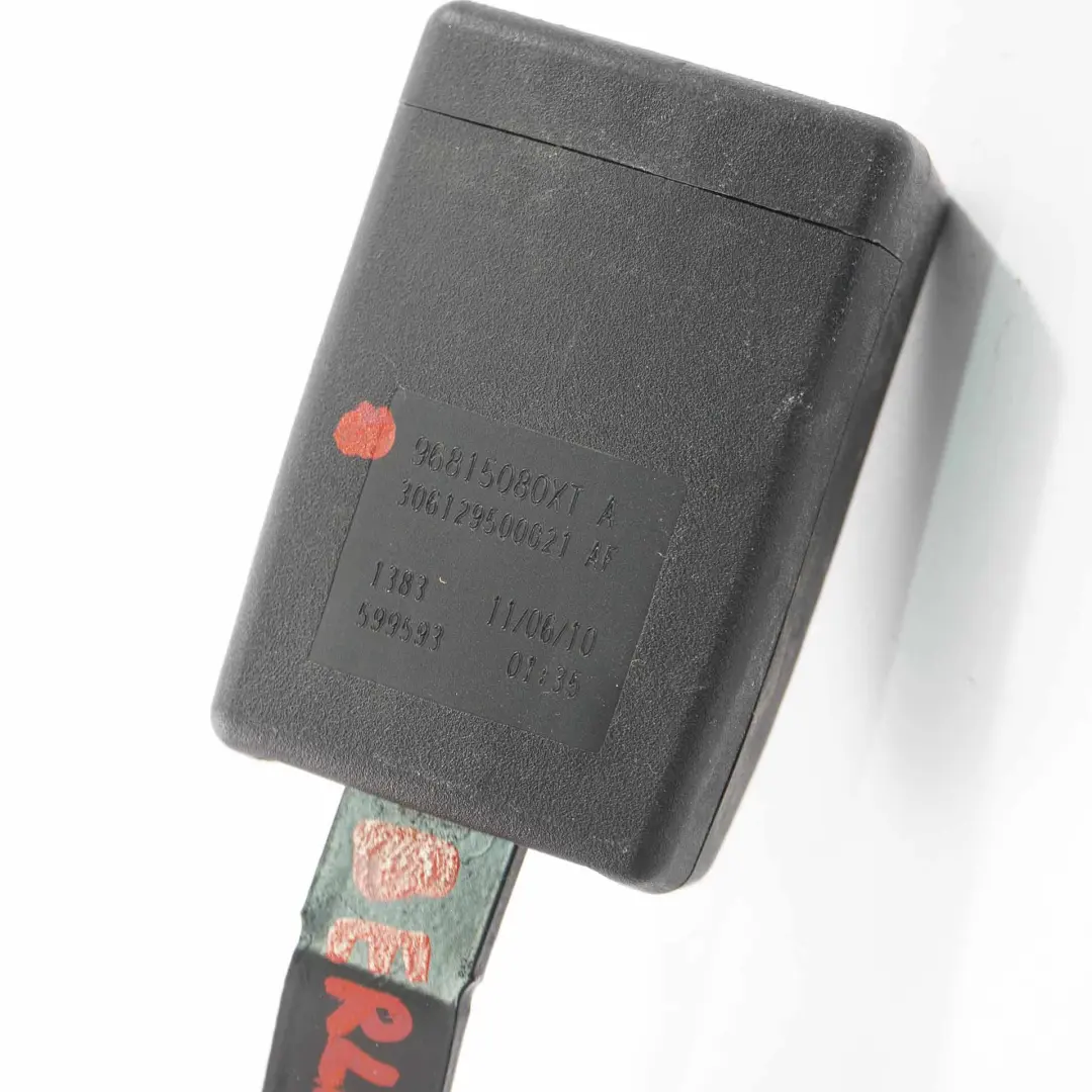 Citroen Berlingo Peugeot Partner Boucle ceinture sécurité avant pour à propos du numéro de pièce 96815080XT Citroen Berlingo Peugeot Partner Boucle ceinture sécurité avant - SKU 96815080XT - Numéro de pièce 96815080XT