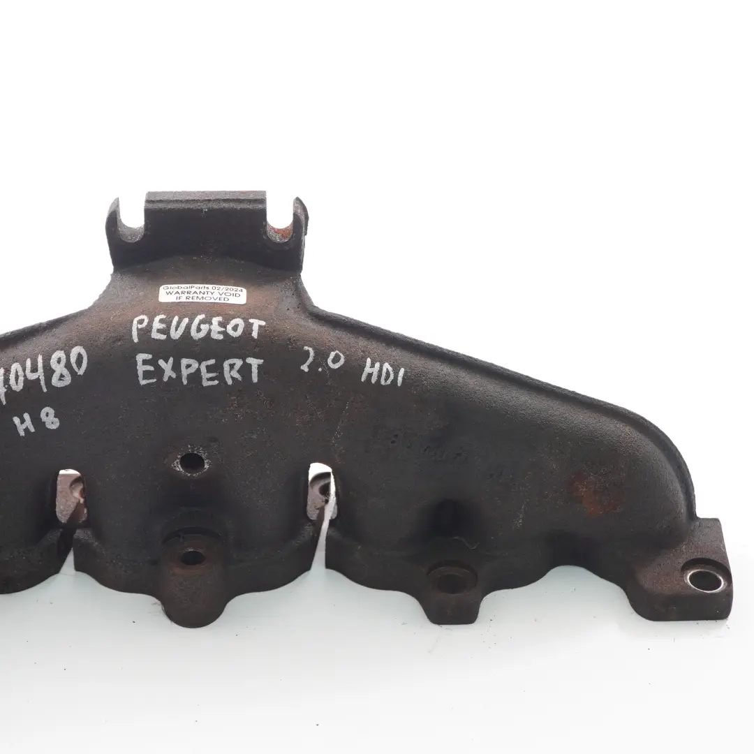  Collettore di scarico Peugeot Expert Citroen Jumpy 2.0 Motore Diesel - SKU 9681570480 - Numero di parte 9681570480