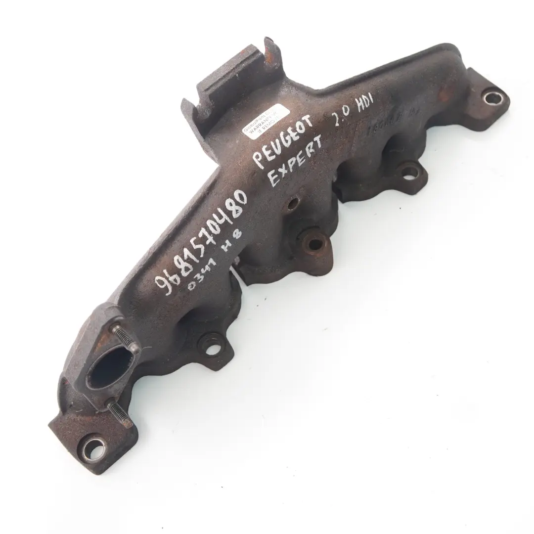 Colector de escape Peugeot Expert Citroen Jumpy 2.0 Motor Diesel para con número de pieza 9681570480 Colector de escape Peugeot Expert Citroen Jumpy 2.0 Motor Diesel - SKU 9681570480 - Número de pieza 9681570480