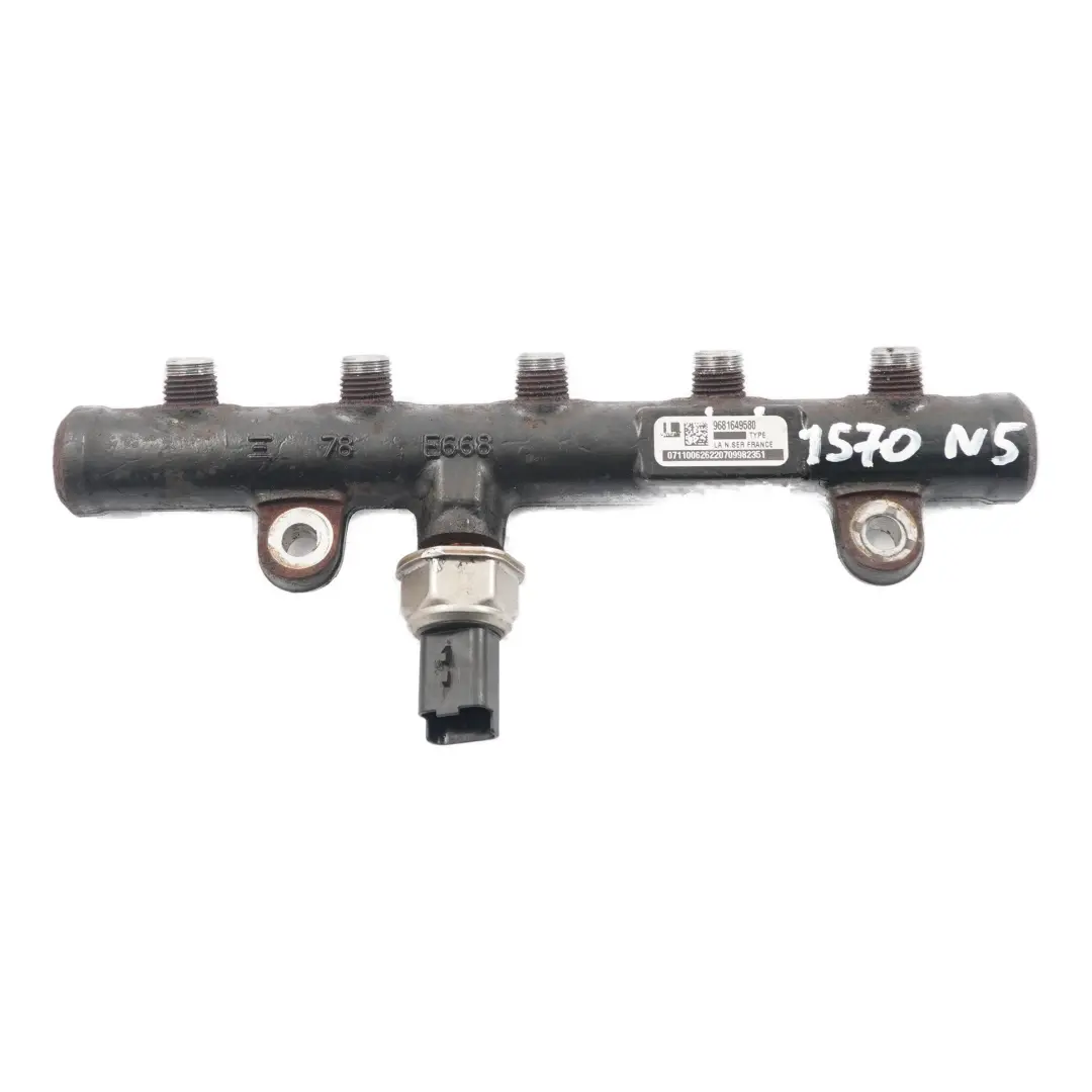 Peugeot Expert 2.0 HDI Diesel Ligne rail d'injecteur carburant moteur - SKU 9681649580 - Numéro de pièce 9681649580