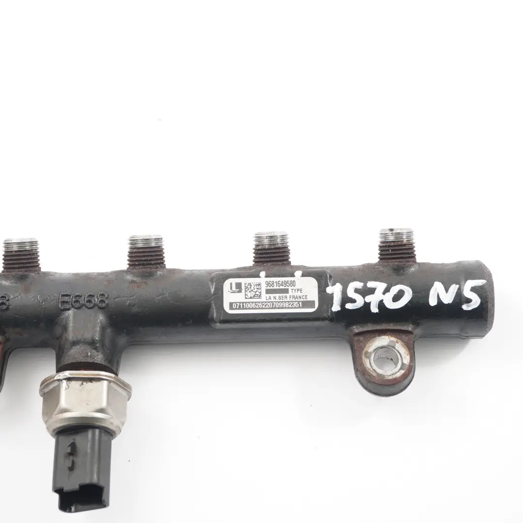Peugeot Expert 2.0 HDI Diesel Ligne rail d'injecteur carburant moteur - SKU 9681649580 - Numéro de pièce 9681649580