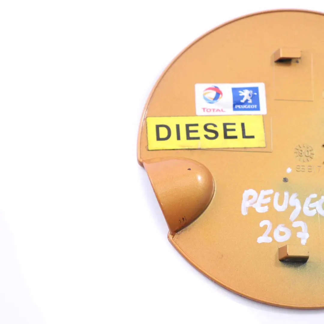 Fill Flap Kraftstoff tank deckel Orange Salamanque - KHW für Peugeot 207 mit Teilenummer 9681730777 Peugeot 207 Fill Flap Kraftstoff tank deckel Orange Salamanque - KHW - SKU 9681730777-OSA - Teilenummer 9681730777