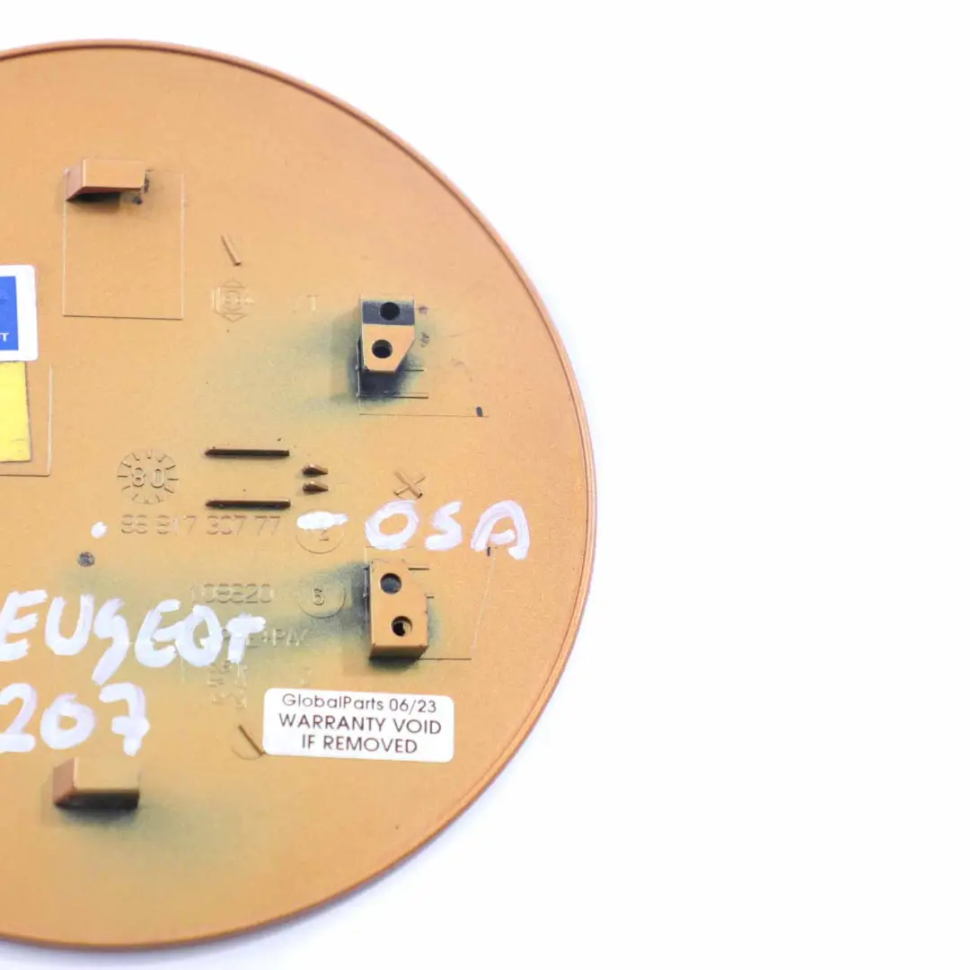 Fill Flap Kraftstoff tank deckel Orange Salamanque - KHW für Peugeot 207 mit Teilenummer 9681730777 Peugeot 207 Fill Flap Kraftstoff tank deckel Orange Salamanque - KHW - SKU 9681730777-OSA - Teilenummer 9681730777