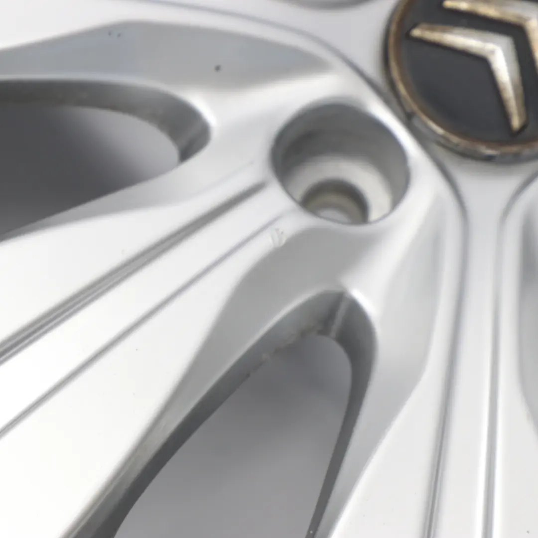 Citroen C3 Picasso Silver Alloy Wheel Rim 16" ET:23 6J to  with Part number 9681810880  Citroen C3 Picasso Silver Alloy Wheel Rim 16" ET:23 6J - SKU 9681810880-2 - Part number 9681810880