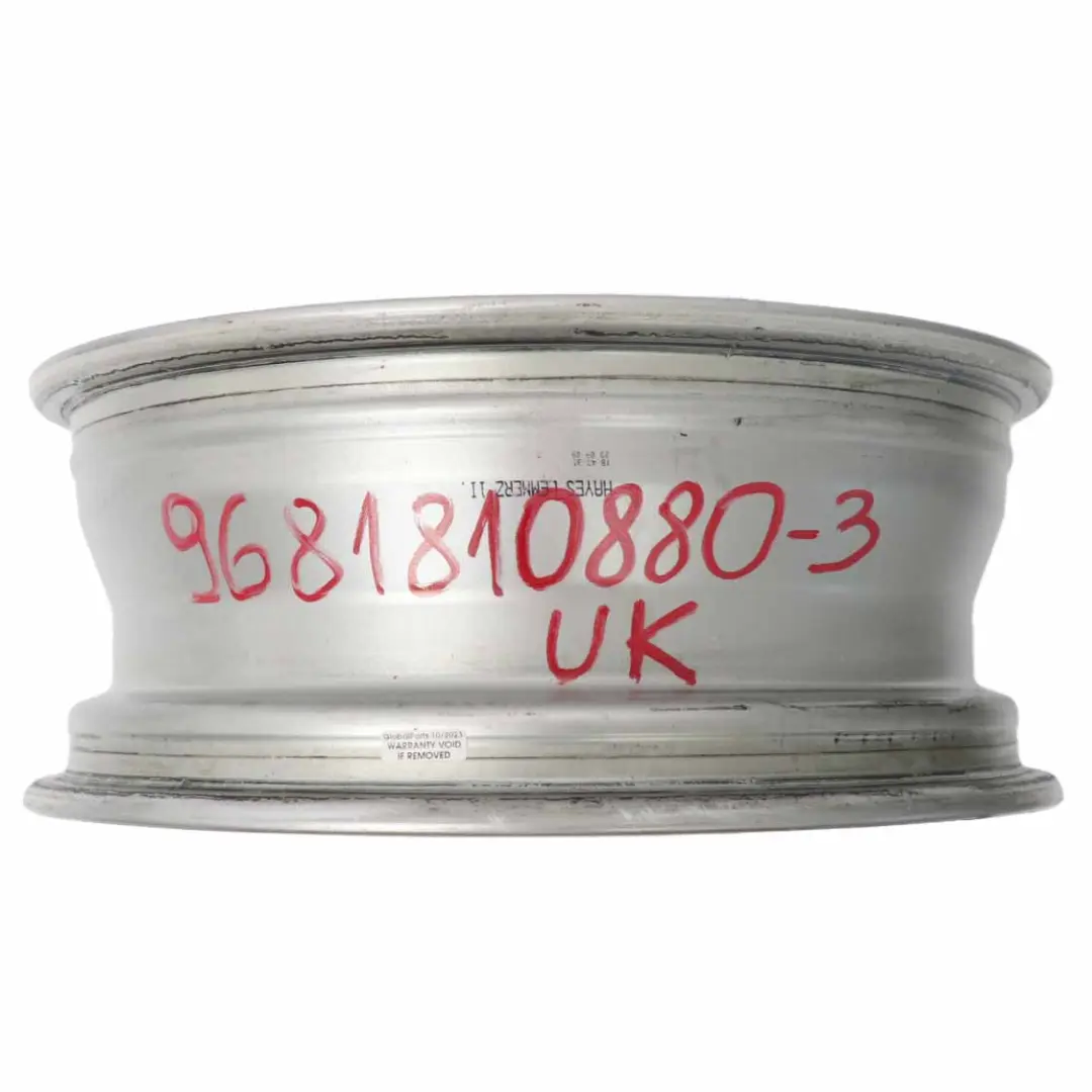 Citroen C3 Picasso Silver Alloy Wheel Rim 16" ET:23 6J to with Part number 9681810880 Citroen C3 Picasso Silver Alloy Wheel Rim 16" ET:23 6J - SKU 9681810880-3 - Part number 9681810880