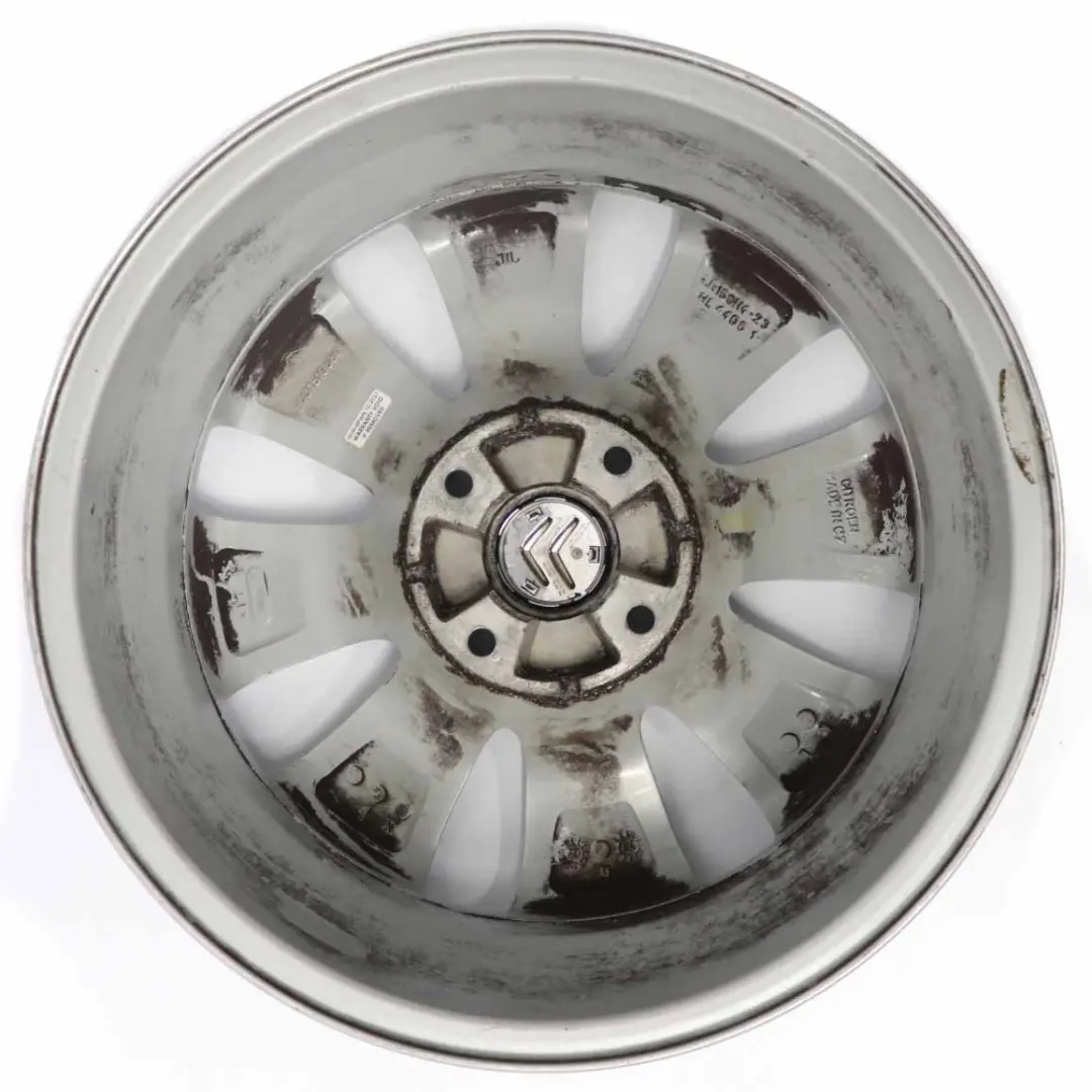Citroen C3 Picasso Silver Alloy Wheel Rim 16" ET:23 6J to with Part number 9681810880 Citroen C3 Picasso Silver Alloy Wheel Rim 16" ET:23 6J - SKU 9681810880-3 - Part number 9681810880