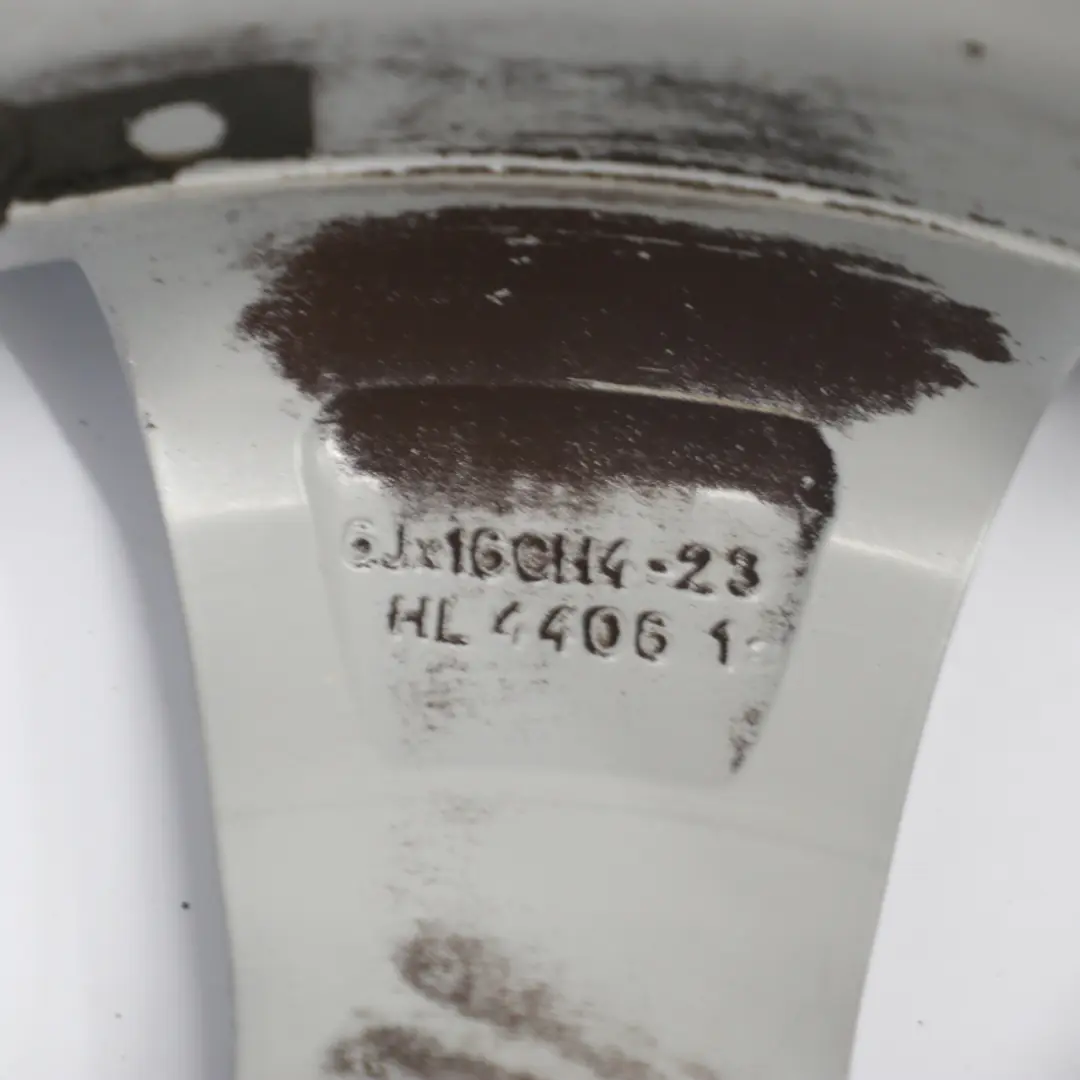 Citroen C3 Picasso Silver Alloy Wheel Rim 16" ET:23 6J to with Part number 9681810880 Citroen C3 Picasso Silver Alloy Wheel Rim 16" ET:23 6J - SKU 9681810880-3 - Part number 9681810880