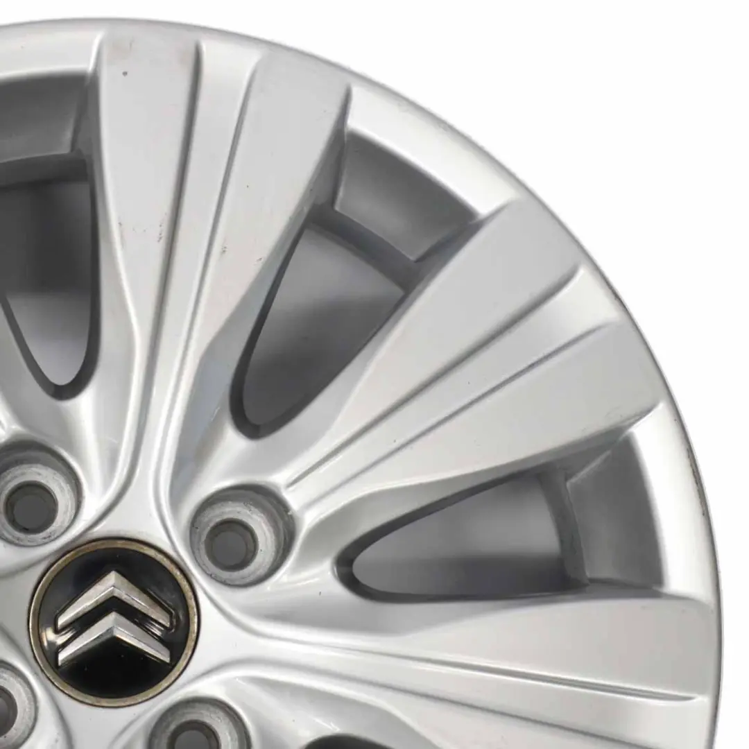 Citroen C3 Picasso Silver Alloy Wheel Rim 16" ET:23 6J to with Part number 9681810880 Citroen C3 Picasso Silver Alloy Wheel Rim 16" ET:23 6J - SKU 9681810880-3 - Part number 9681810880