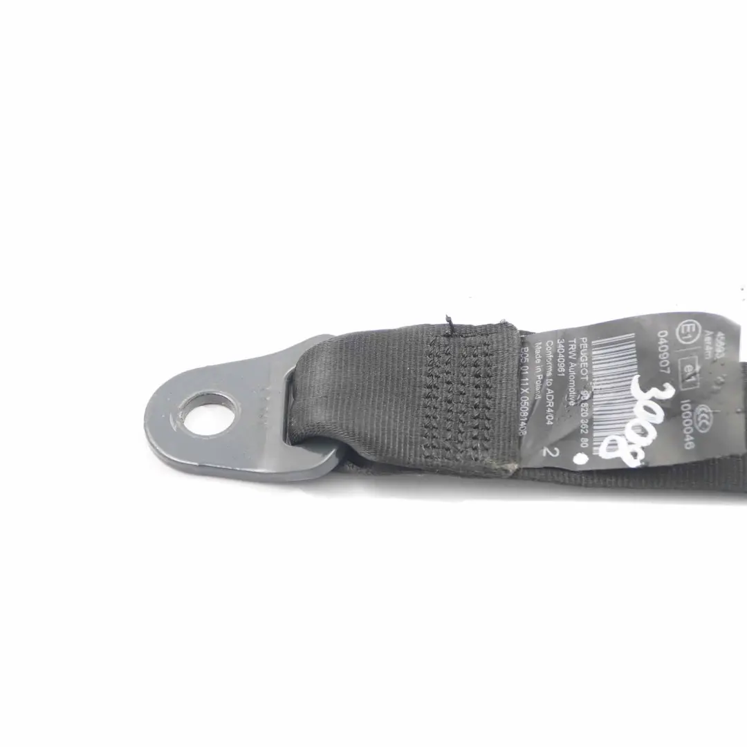Peugeot 3008 Seat Belt Rear Left Right N/O/S Safety Seatbelt Black - SKU 9682036280 - Part number 9682036280
