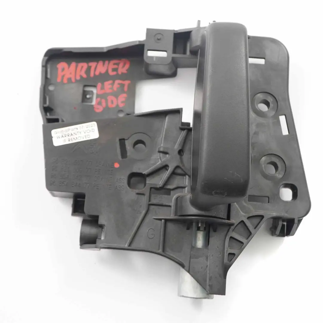 Mk2 Porta scorrevole sinistra Maniglia interna per Berlingo Partner con numero di parte 9682100777 Berlingo Partner Mk2 Porta scorrevole sinistra Maniglia interna - SKU 9682100777 - Numero di parte 9682100777