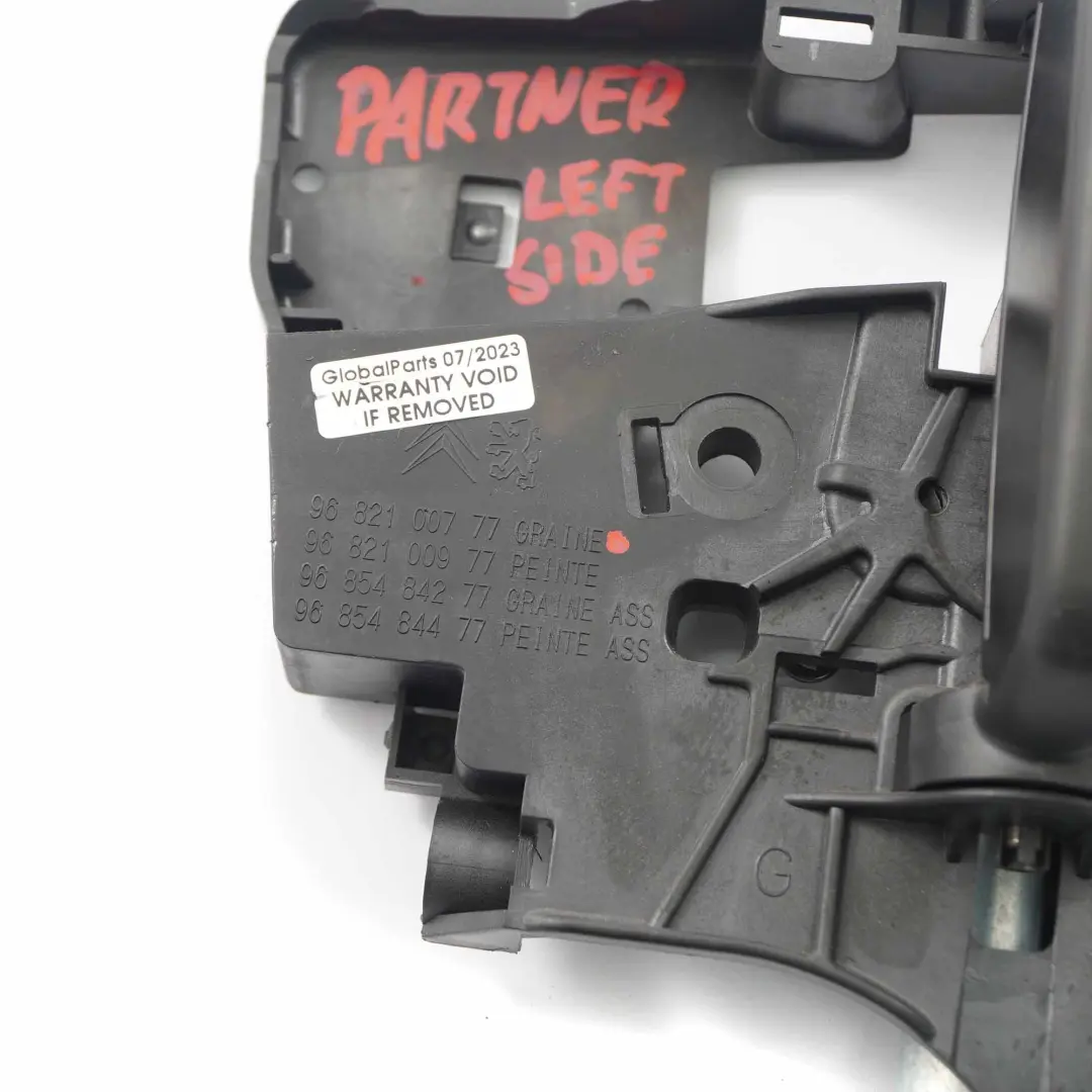 Citroen Berlingo Partner Mk2 Sliding Door Left N/S Interior Handle to with Part number 9682100777 Citroen Berlingo Partner Mk2 Sliding Door Left N/S Interior Handle - SKU 9682100777 - Part number 9682100777