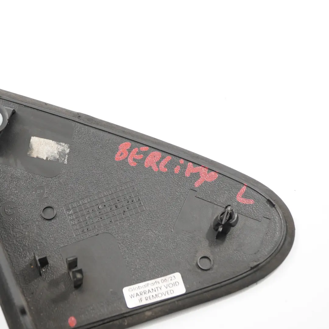 Citroen Berlingo B9 Rétroviseur Aile Avant Gauche Panneau d'habillage pour à propos du numéro de pièce 9682179077 Citroen Berlingo B9 Rétroviseur Aile Avant Gauche Panneau d'habillage - SKU 9682179077 - Numéro de pièce 9682179077