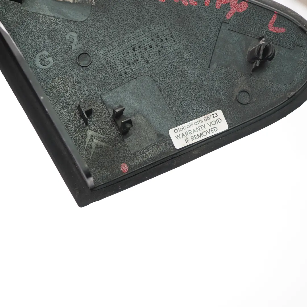  Citroen Berlingo Espejo Retrovisor Triángulo Delantero Izquierdo Recubrimiento - SKU 9682179077 - Número de pieza 9682179077