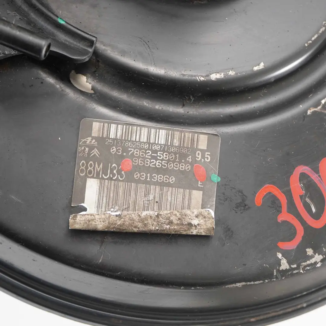 Brake Servo Unit Brake Booster Master Cylinder to Peugeot 3008 with Part number 9682650980 Peugeot 3008 Brake Servo Unit Brake Booster Master Cylinder - SKU 9682650980 - Part number 9682650980