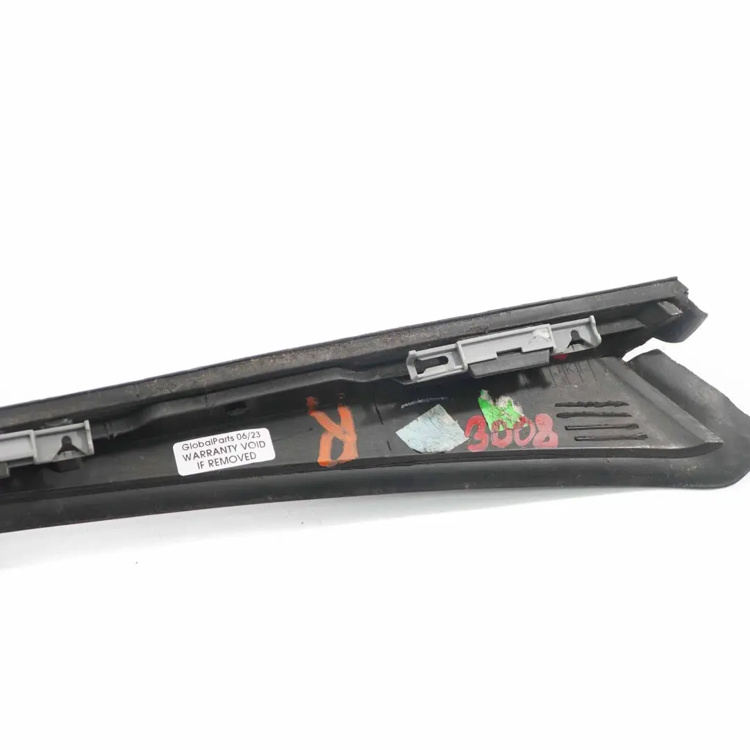 Windscreen Drip Moulding Strip Windshield Trim Right O/S to Peugeot 3008 with Part number 9682757880 Peugeot 3008 Windscreen Drip Moulding Strip Windshield Trim Right O/S - SKU 9682757880 - Part number 9682757880