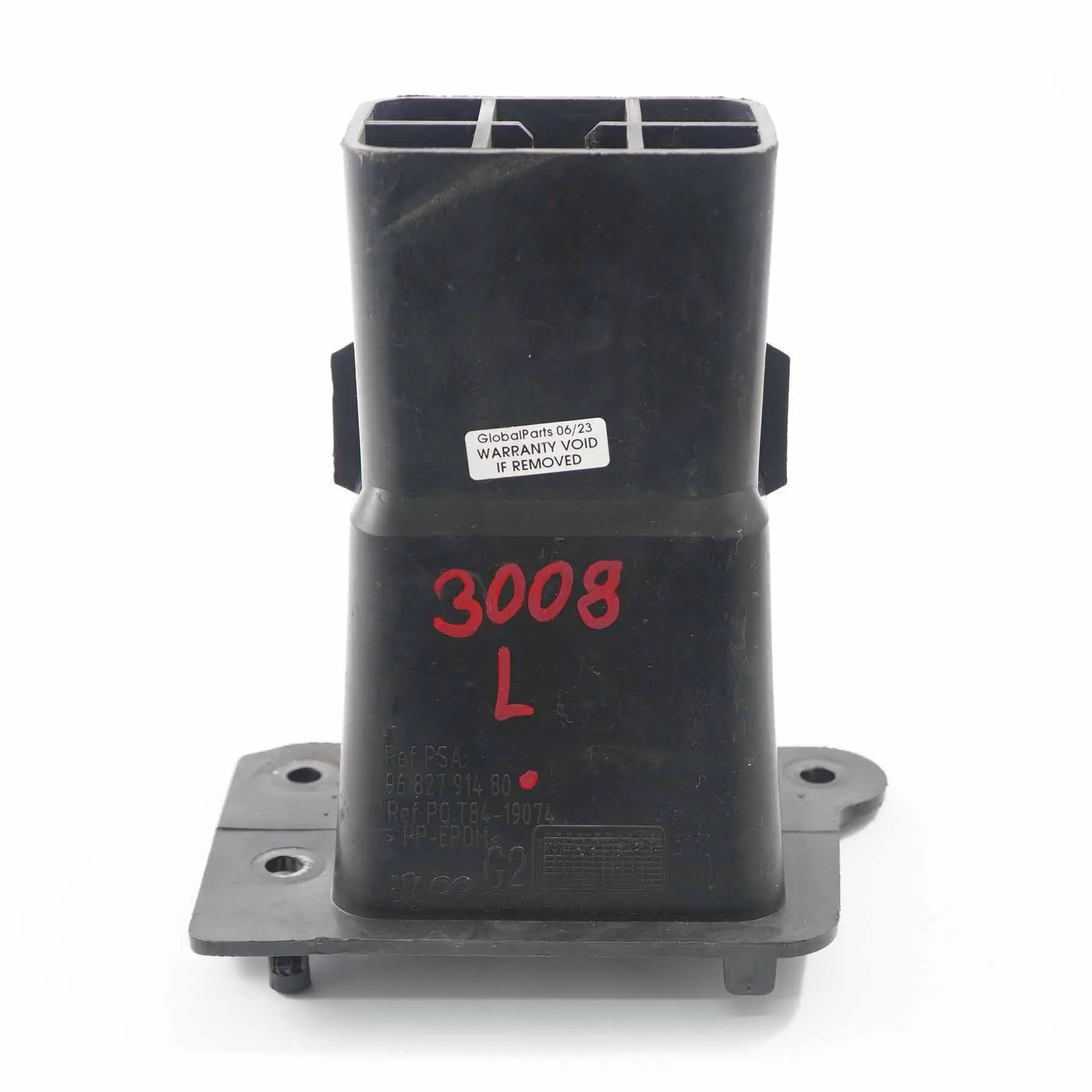Peugeot 3008 Supporto rinforzo paraurti anteriore sinistro Crash Box 9682791480