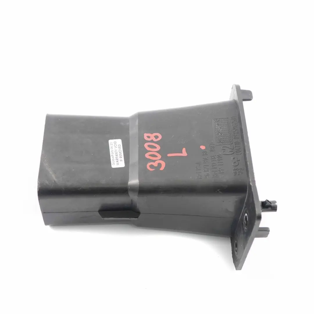 Peugeot 3008 Front Bumper Reinforcement Bracket Left N/S Crash Box - SKU 9682791480 - Part number 9682791480
