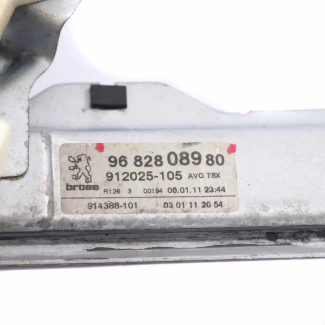 Window Lifter Front Door Left N/S Motor Regulator Peugeot 3008 - SKU 9682808980 - Part number 9682808980