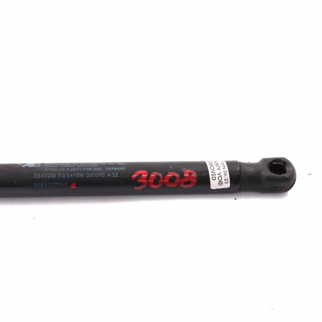 Peugeot 3008 Molla Gas Pressurizzata Portellone Posteriore Bagagliaio - SKU 9683207080 - Numero di parte 9683207080