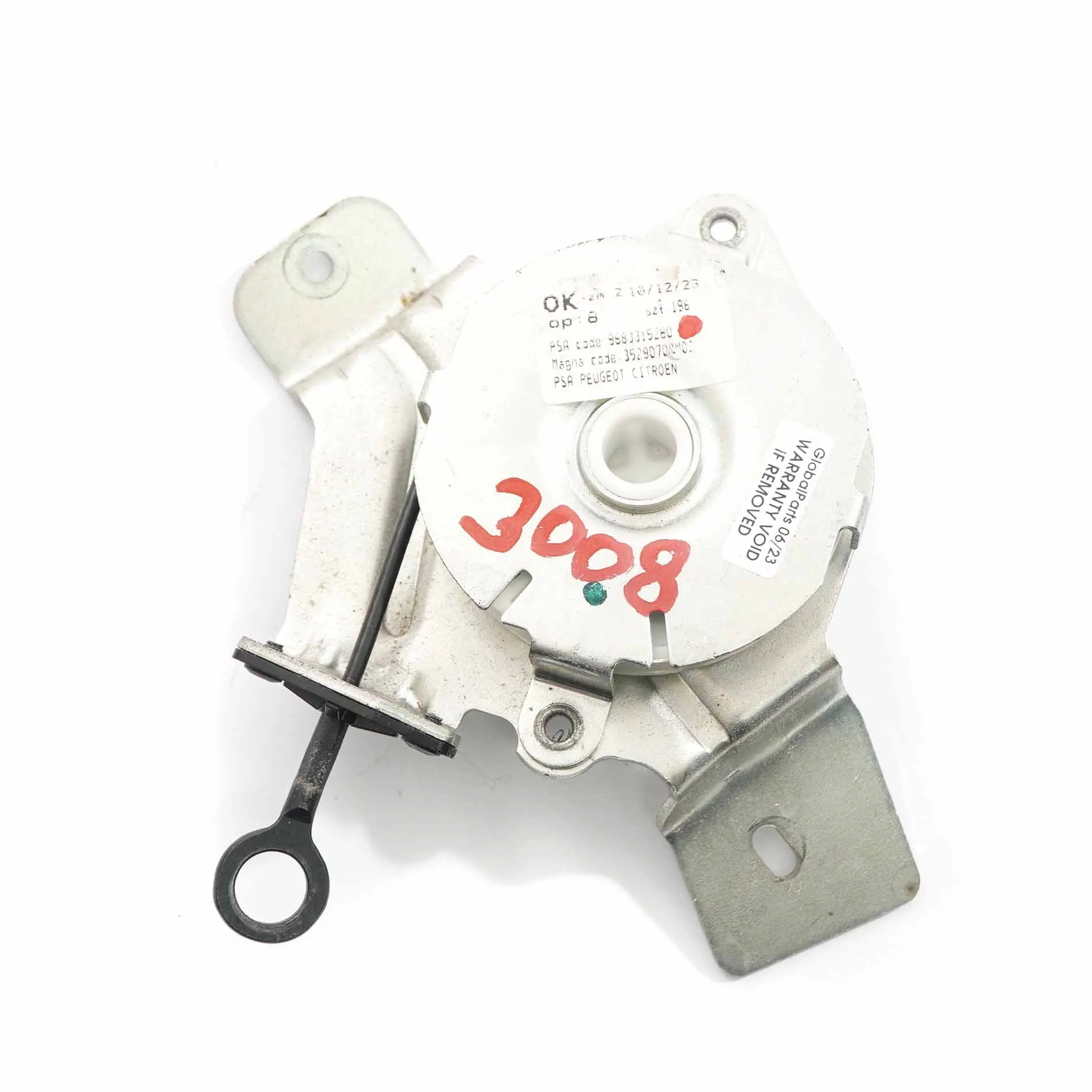 Peugeot 3008 Cable de déverrouillage de hayon arrière gauche 9683315280