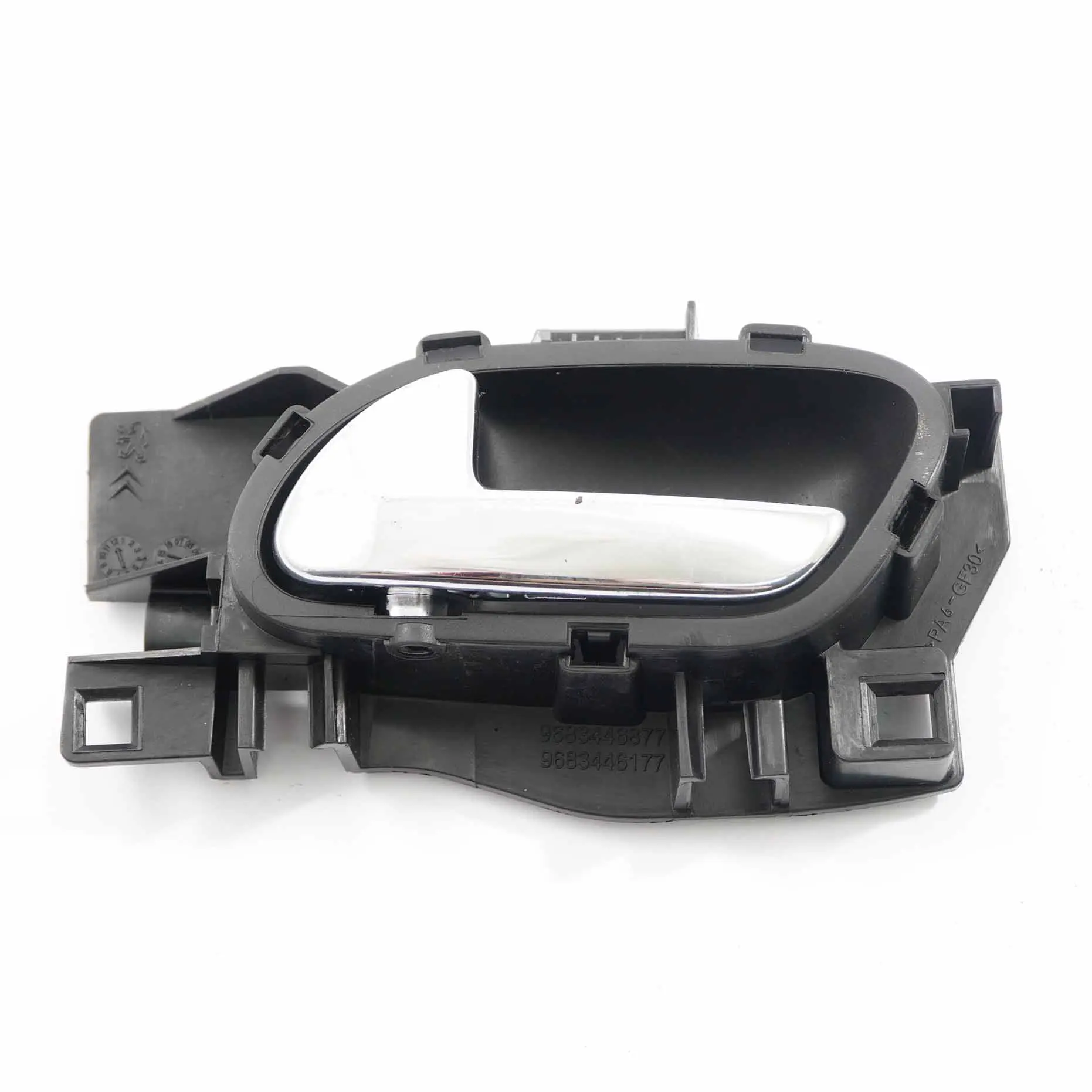 Peugeot 3008 Tirador puerta agarre Interior Delantero Izquierdo Cromo 9683446