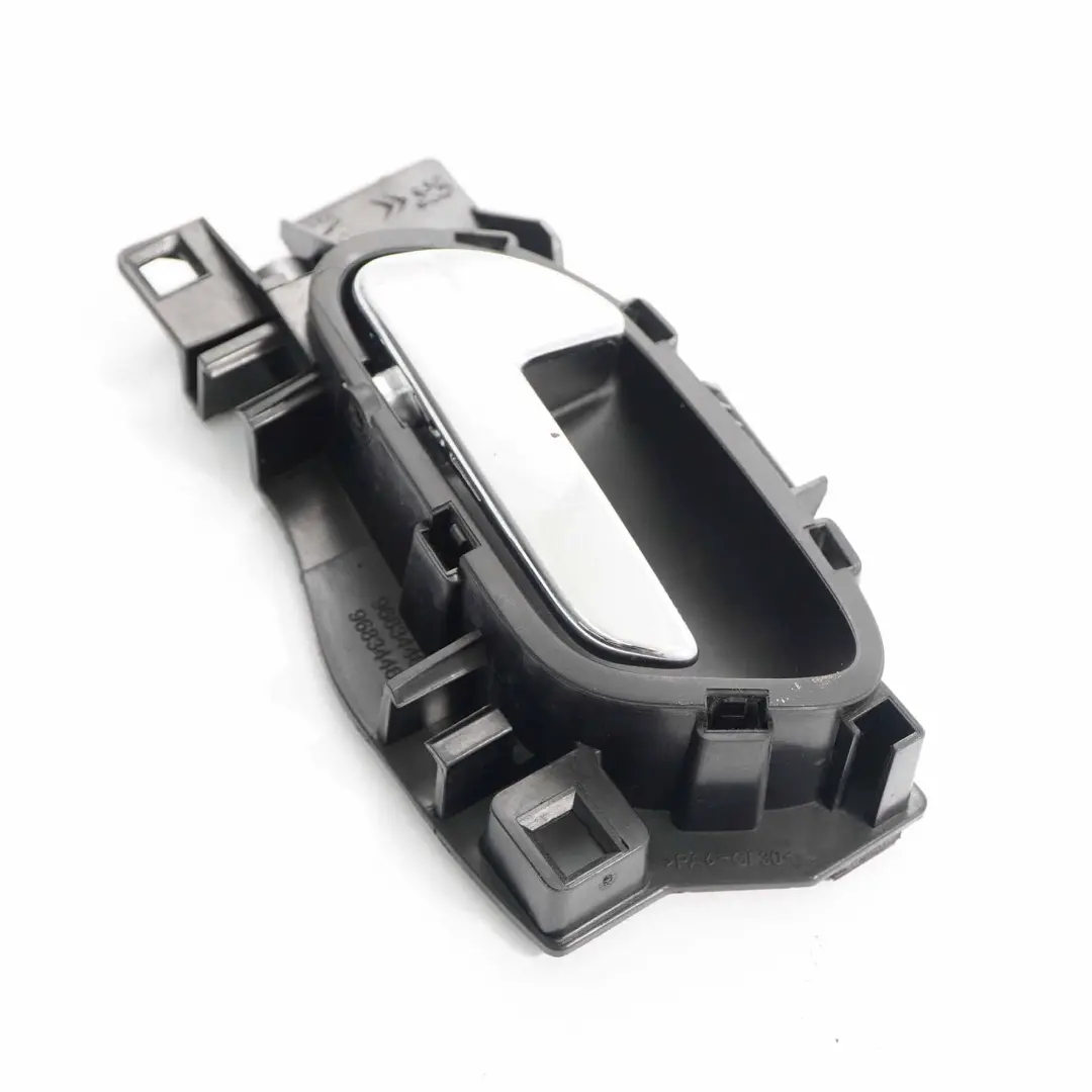 Door Handle Grab Interior Trim Front Left N/S Chrome to Peugeot 3008 with Part number 9683446 Peugeot 3008 Door Handle Grab Interior Trim Front Left N/S Chrome - SKU 9683446 - Part number 9683446