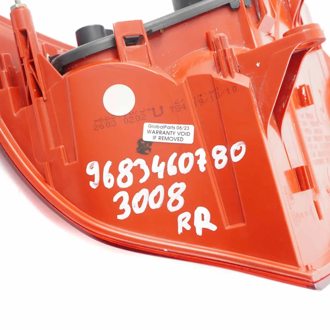 Peugeot 3008 Prawa Lampa Prawy Tył 9683461080 - SKU 9683460780 - Numer Części 9683460780