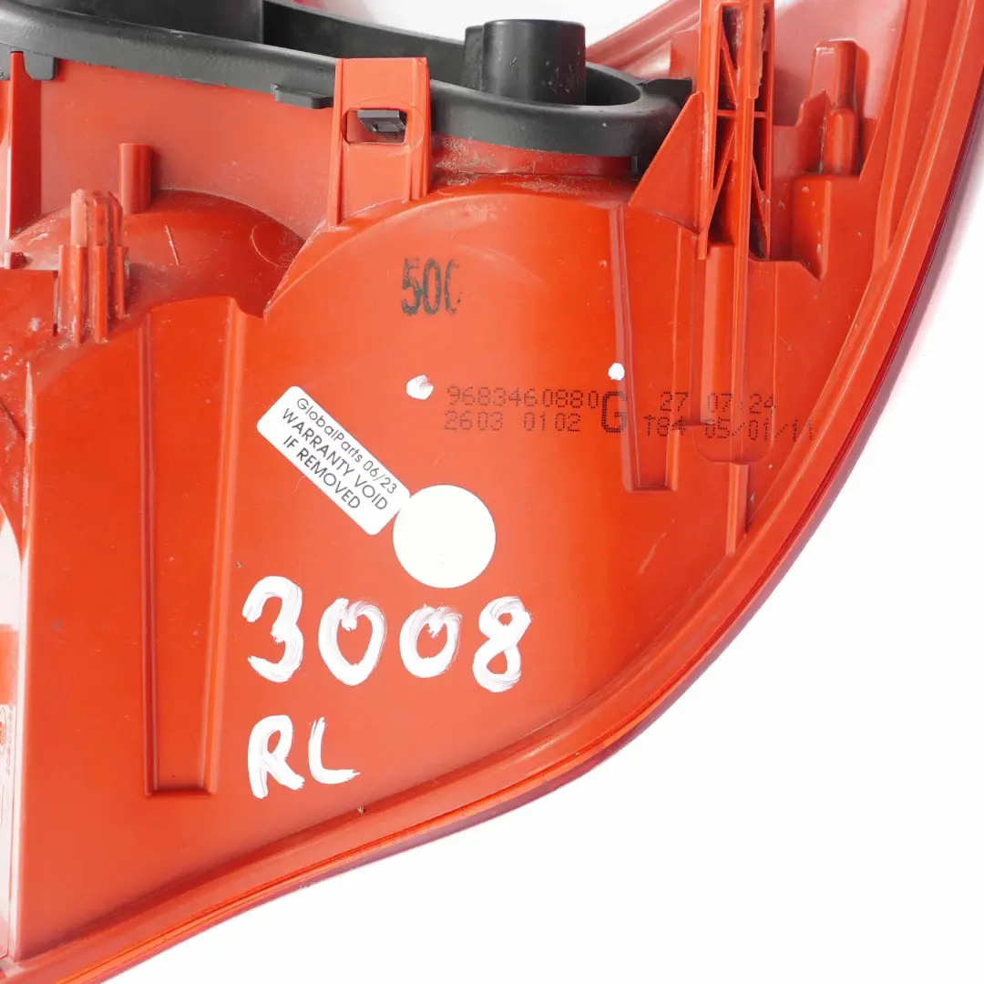 Rückleuchte links Rücklicht Rücklicht für Peugeot 3008 mit Teilenummer 9683460880 Peugeot 3008 Rückleuchte links Rücklicht Rücklicht - SKU 9683460880 - Teilenummer 9683460880