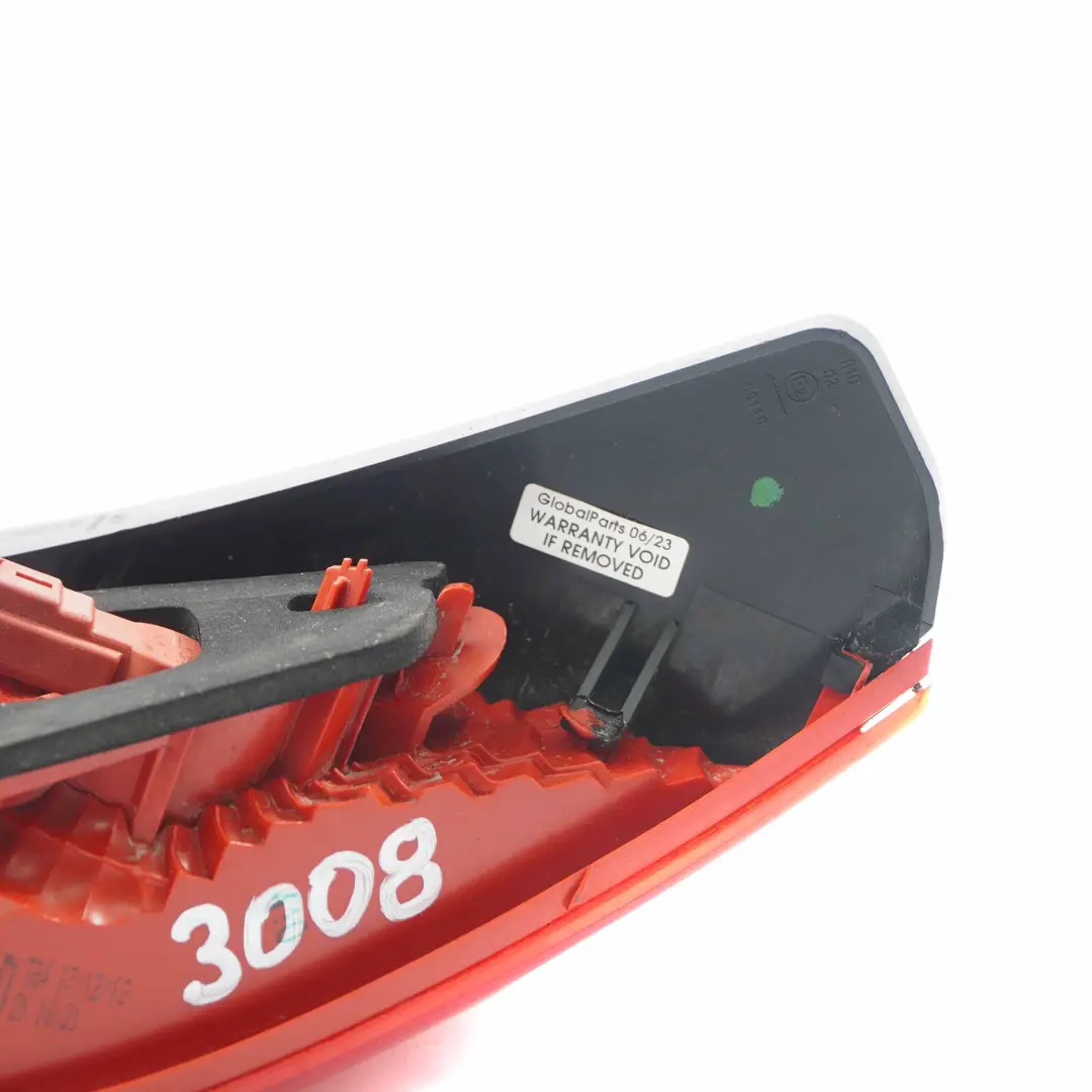 Lamp Right O/S Inner Tail Light Taillight Peugeot 3008 Rear - SKU 9683460980 - Part number 9683460980