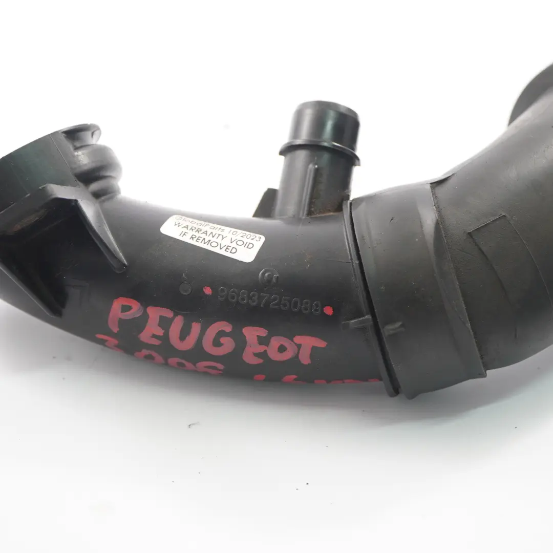 Tubo di aspirazione Tubo flessibile linea per Peugeot 3008 1.6 HDI con numero di parte 9683725080 Peugeot 3008 1.6 HDI Tubo di aspirazione Tubo flessibile linea - SKU 9683725080 - Numero di parte 9683725080