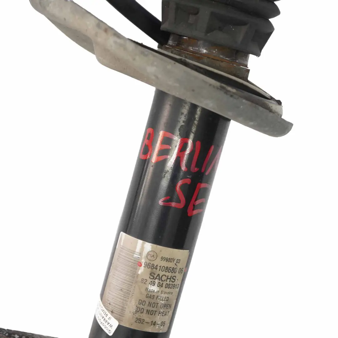  Shock Absorber Set Citroen Berlingo B9 Front Suspension Spring Strut - SKU 9684108680 - Part number 9684108680