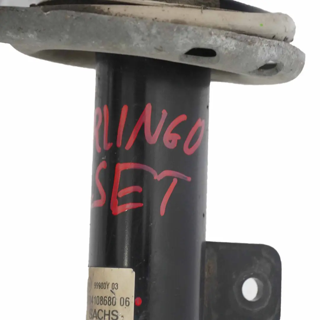 Juego Amortiguador Citroen Berlingo Suspensión Delantera Muelle para con número de pieza 9684108680 Juego Amortiguador Citroen Berlingo Suspensión Delantera Muelle - SKU 9684108680 - Número de pieza 9684108680