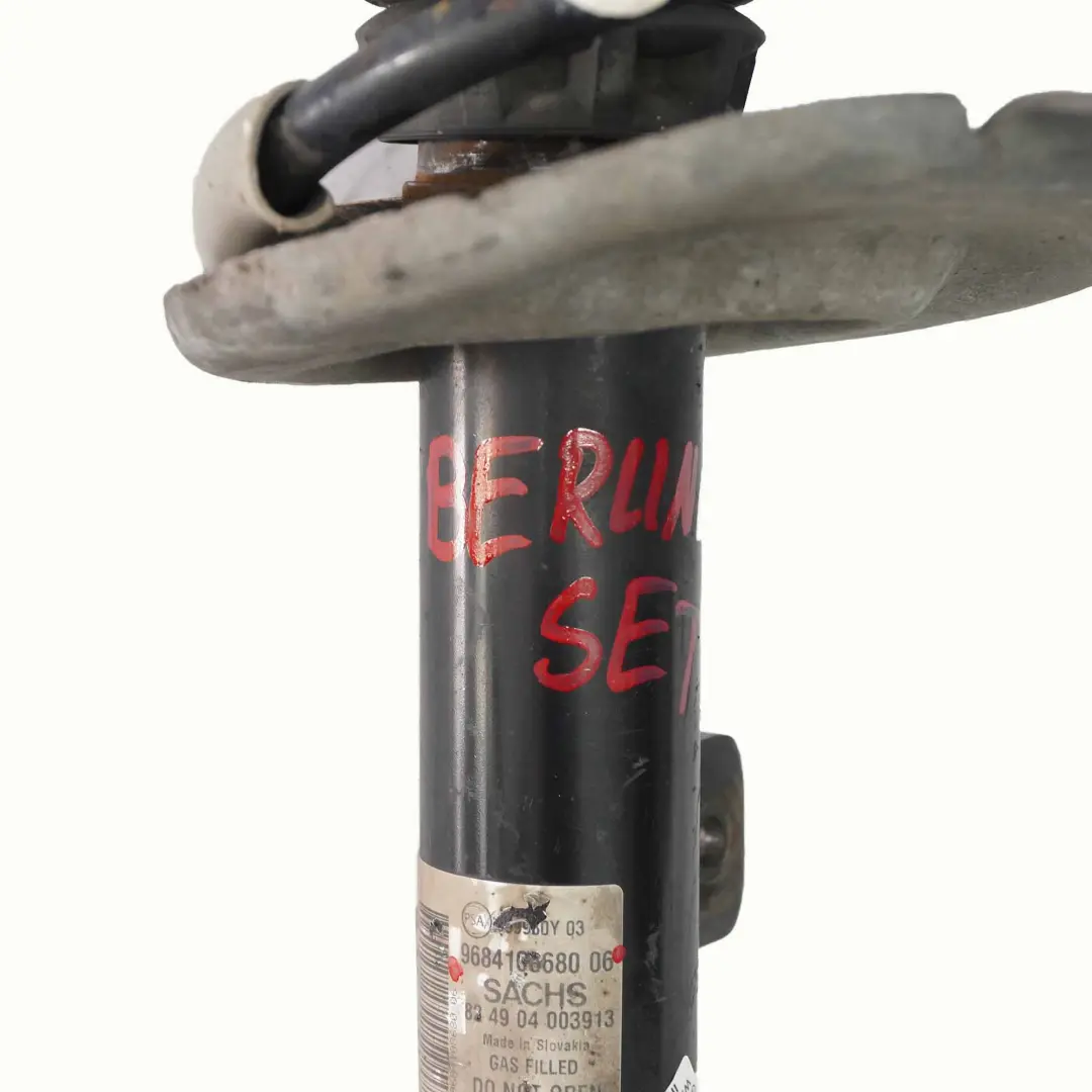  Juego Amortiguador Citroen Berlingo Suspensión Delantera Muelle - SKU 9684108680 - Número de pieza 9684108680