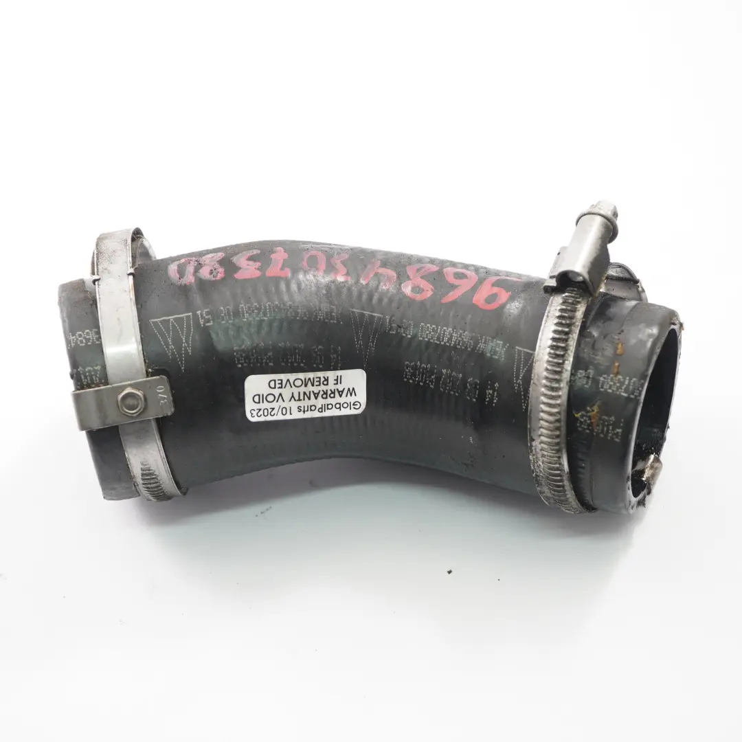 Rura Wąż Przewód Intercoolera do Peugeot 307 1.6 HDI o numerze 9684307380 Peugeot 307 1.6 HDI Rura Wąż Przewód Intercoolera - SKU 9684307380 - Numer Części 9684307380