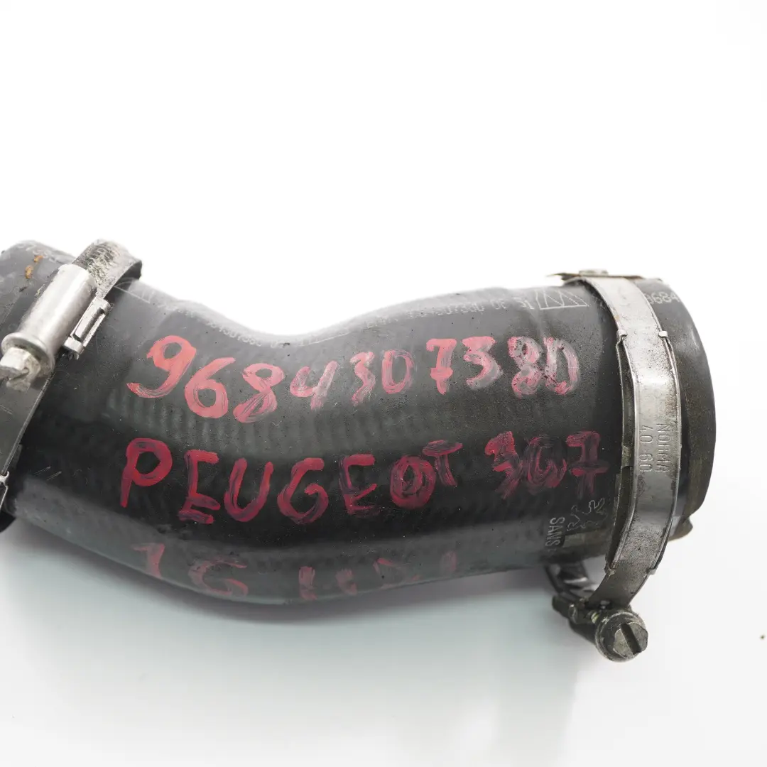 Luftleitung Turbo Ladeluftkühler Schlauchleitung für Peugeot 307 1.6 HDI mit Teilenummer 9684307380 Peugeot 307 1.6 HDI Luftleitung Turbo Ladeluftkühler Schlauchleitung - SKU 9684307380 - Teilenummer 9684307380