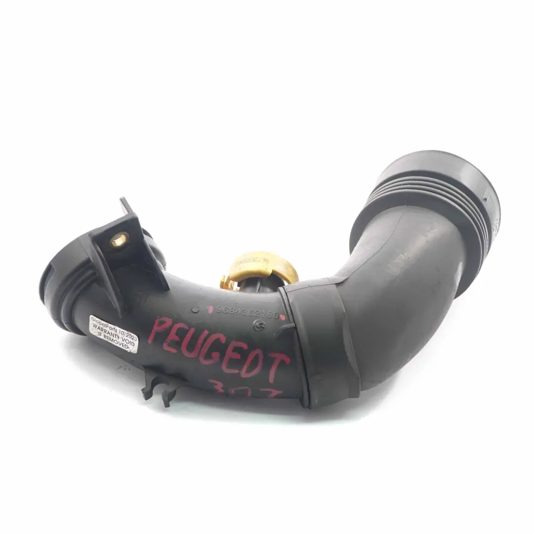 Tubo Intercooler Tubo di aspirazione aria per Peugeot 307 1.6 HDI Diesel con numero di parte 9684362180 Peugeot 307 1.6 HDI Diesel Tubo Intercooler Tubo di aspirazione aria - SKU 9684362180 - Numero di parte 9684362180