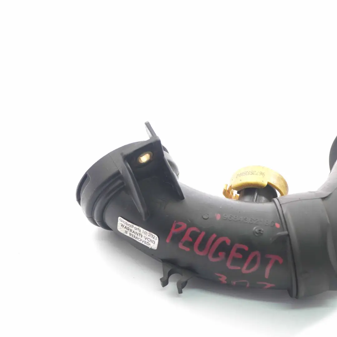 Peugeot 307 1.6 HDI Diesel Tubo Intercooler Tubo di aspirazione aria - SKU 9684362180 - Numero di parte 9684362180