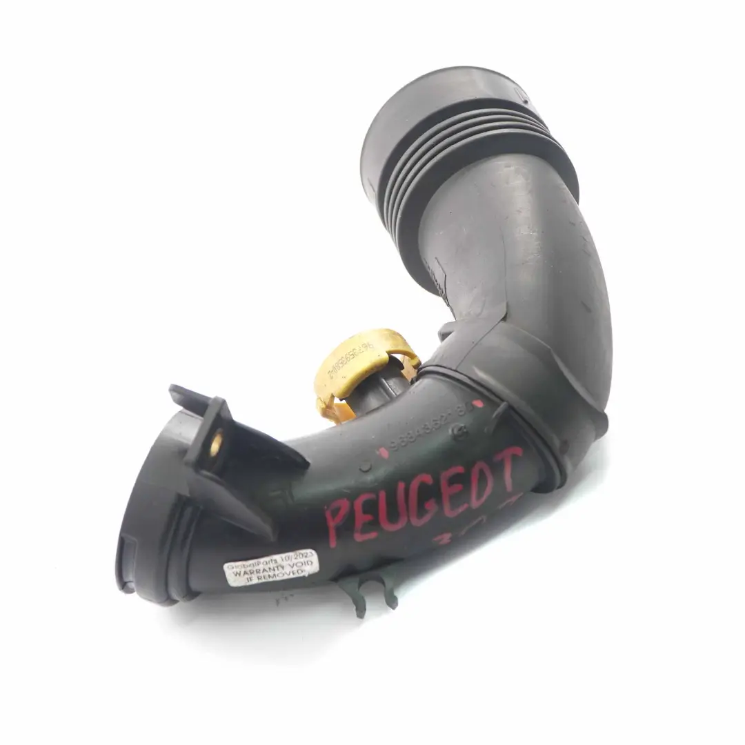 Peugeot 307 1.6 HDI Tuyau d'intercooler diesel d'admission d'air - SKU 9684362180 - Numéro de pièce 9684362180