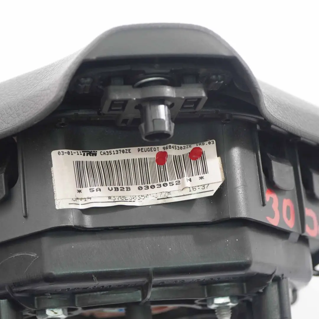 Peugeot 3008 Steering Wheel Driver's Side Airbag Module Air Bag Unit - SKU 96845302ZE - Part number 96845302ZE