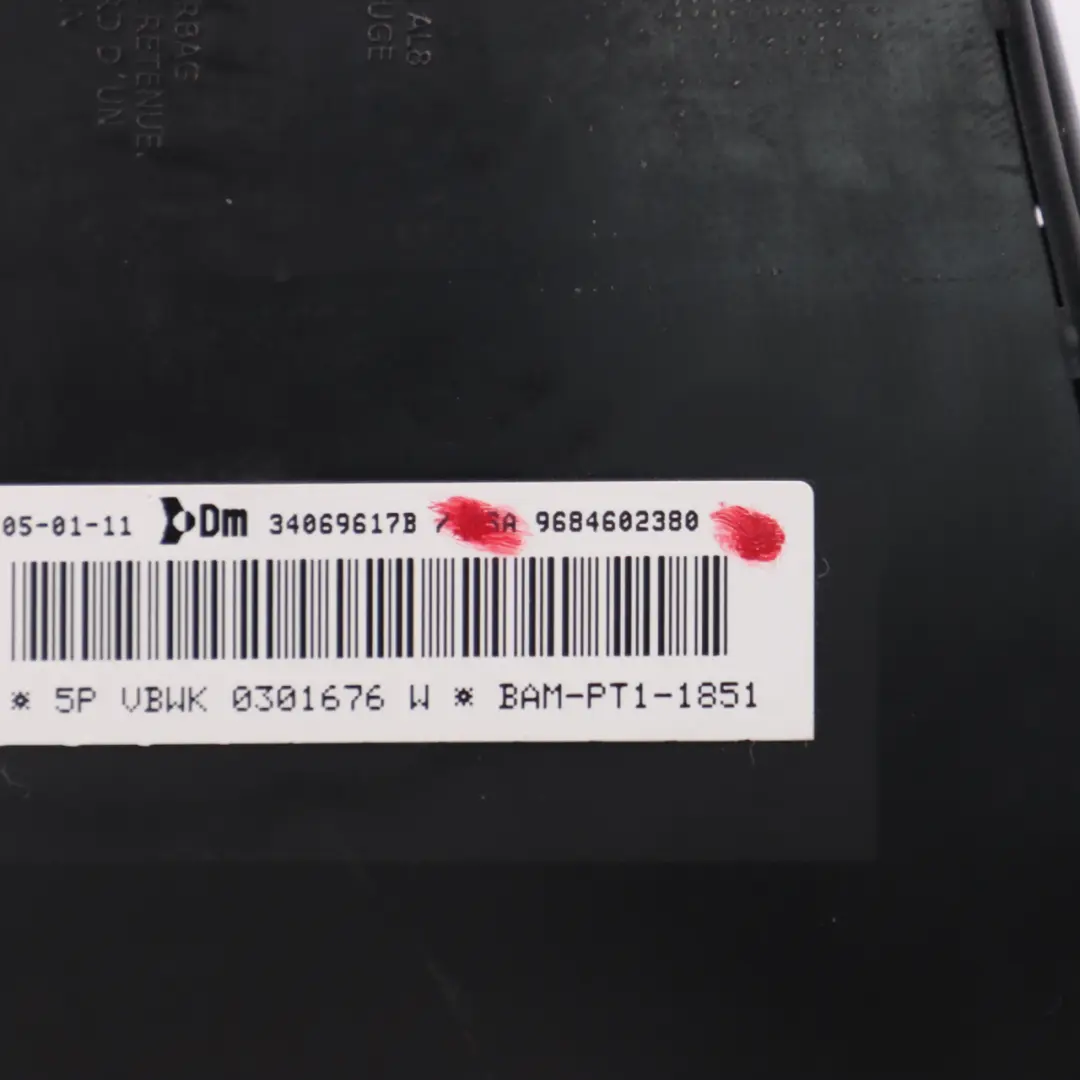 Peugeot 3008 Air Module Front Right Seat O/S Side Module - SKU 9684602380 - Part number 9684602380